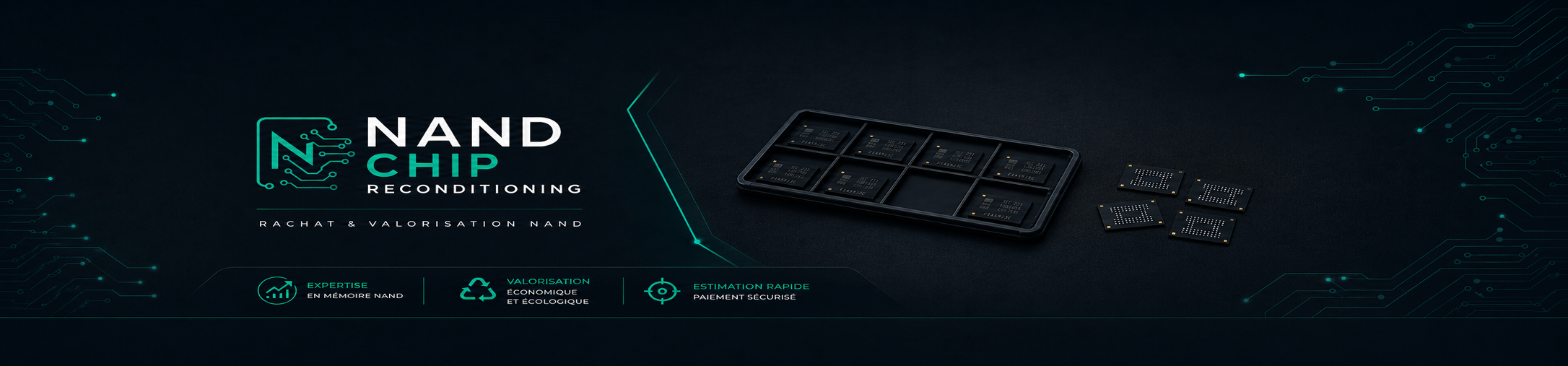 NAND Chip Reconditioning — rachat et valorisation de mémoires NAND